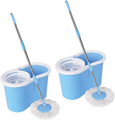 

ECO SHOPEE ECO SHOPEE COMBO OF TWO PVC MOP (Product Colour may vary as availability) Mop Set