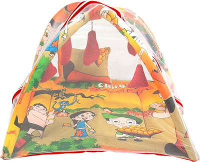 

Feathers Micro Polly Cotton Infants Cribs Mosquito Net(Multicolor)