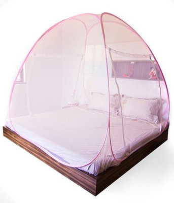 

Shopethnic Polyester Adults MNETPINK Mosquito Net(Pink)