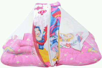 Feathers Infants Crib Bedding Set Mosquito Net(Multicolor)