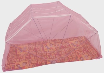 

Elegant Fabrication Polyester Infants 3*6 Feet Special Polyester Single Bed Mosquito Net(Pink)