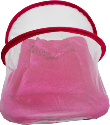

SilverStone Cotton Infants VELVET DARK PINK BABY MOSQUITO NET Mosquito Net(DARK PINK)