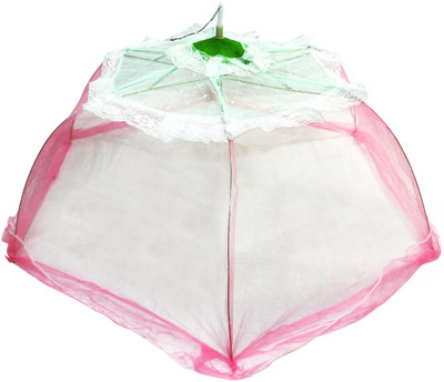 

Abstra Nylon Infants Baby Mosquito Net(Deep Pink, White)