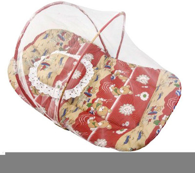 

Baby Basics Infants Printed Bedding Mosquito Net(Red)