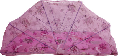 

Mosnet Polyester Infants 2*3 feet Baby Printed Mosquito Net(Pink)
