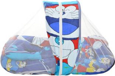 

Veena Fabs Cotton Infants CARTOON PRINT BABY BED Mosquito Net(Multicolor)