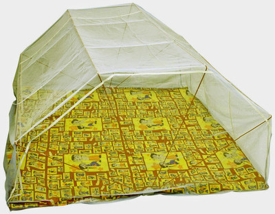 

Elegant Fabrication Nylon Infants Polynet Mid Size Bed Mosquito Net(Yellow)