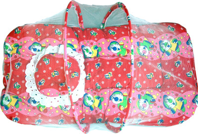 

U&ME Cotton Infants Bed Mosquito Net(Red)