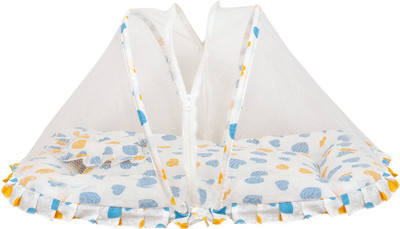 

Orange and Orchid Infants Bed Mosquito Net(Blue)