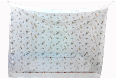 

Mosnet Polyester Adults 5.5x6.5 feet Printed Polyester Hanging Mosquito Net(Cream)