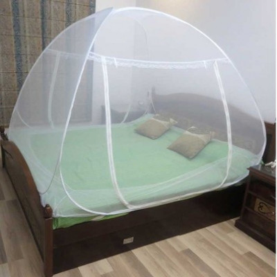 

Dawn to dusk Polyester Adults Premium Double bed Mosquito Net(White)