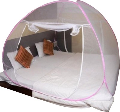 Sterling Polyester Adults Washable MNETPINK Mosquito Net(Pink, Tent)