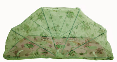 

Mosnet Polyester Infants 2 ft.*3 ft. Baby Folding Printed Mosquito Net(Green)