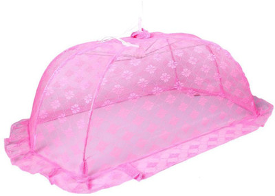 

Baby Grow Nylon Infants Floral Design Small Mosquito Net(Pink)