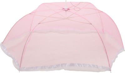 

Joymart Polyester Infants Mosquito protector Net Umbrella Mosquito Net(Pink)