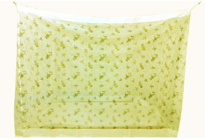 

Shayan Polyester Adults 6.5x6.5 feet Printed Polyester Hanging Mosquito Net Mosquito Net(Cream)