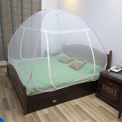 Healthgenie Polyester Adults Double Bed Mosquito Net(Pink) Healthgenie Polyester Adults Double Bed Mosquito Net(Pink)