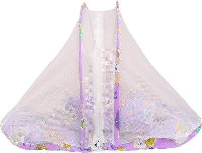 Hatchlingz Nylon Infants Mosquito Net Bed Lavender Mosquito Net(Multicolor)
