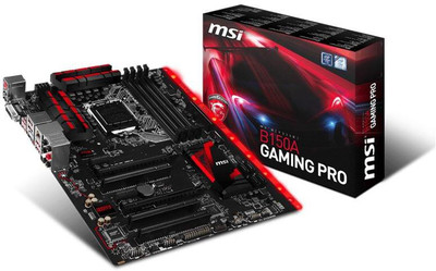 MSI B150A GAMING PRO Motherboard(Red, Black)