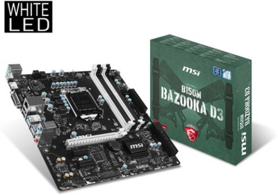 

MSI B150m Bazooka D3 Motherboard(Black)