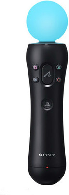 

Sony Move Motion Controller PS3(Black, For PS3)