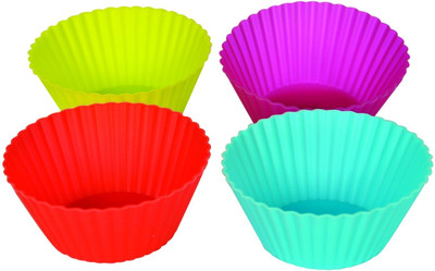 Smart Cook Silicone Cupcake/Muffin Mould 4(Pack of 1)