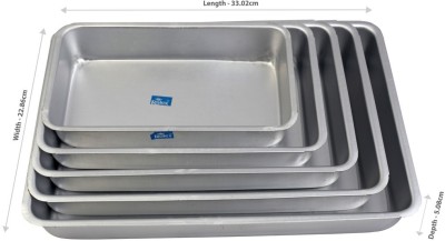 ROLEX Aluminium Cookie/Macroon tray 5(Pack of 5)