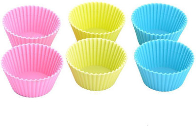 H D Enterprise 6 - Cup Cupcake/Muffin Mould(Pack of 6)