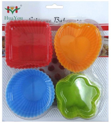 

Hua You 12 - Cup Cupcake/Muffin Mould(Pack of 12)