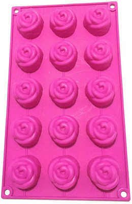 

PEHER Rose Shape,Silicon 15 - Cup Chocolate Mould(Pack of 1)