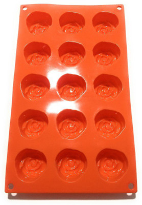 

PEHER Rose Shape, Silicon 15 - Cup Chocolate Mould(Pack of 1)