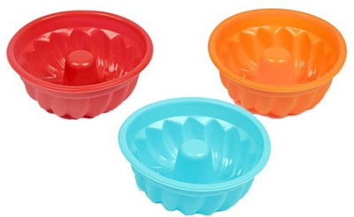 

Funcart Silicone Donut Shape 3 - Cup Cupcake/Muffin Mould(Pack of 3)