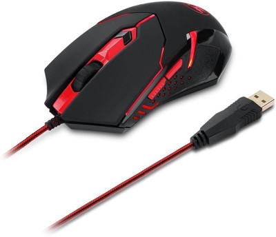

Redragon CENTROPHORUS M601 Wired Optical Gaming Mouse(USB, Black)