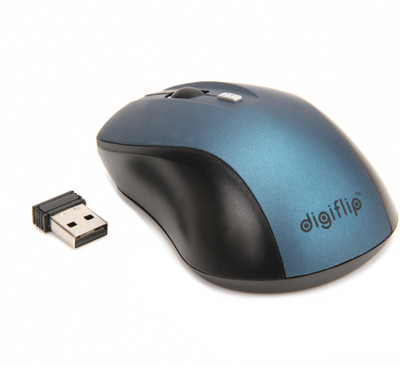 

DigiFlip WM001 Wireless Optical Mouse with Adjustable DPI(USB, Blue)