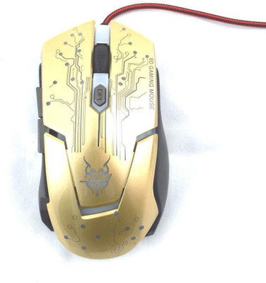 

Mobilegear Computer & Laptop Wired Laser Gaming Mouse(USB, Golden)