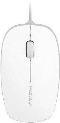 

Macally BUMPER 800DPI Wired Optical Gaming Mouse(USB, White)