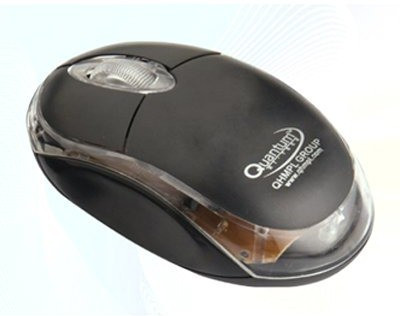 

Quantum QHM 222 Wired Optical Mouse(PS/2, Black)