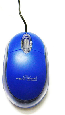 

TECHON TO-B66 Optical Wired Mouse Wired Optical Mouse(USB, Blue)