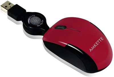 

Amkette Atom Wired Optical Mouse(USB, Red)
