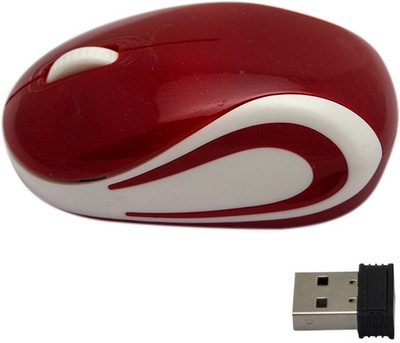 

HashTag Glam 4 Gadgets Mini 2.4Ghz Wireless Optical Gaming Mouse(Bluetooth, Red, White)