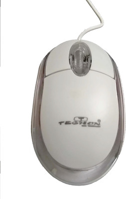

TECHON TO-B66 Wired Optical Mouse(USB, White)