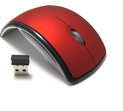

HashTag Glam 4 Gadgets Foldable High Speed Wireless Optical Gaming Mouse(Bluetooth, Red)