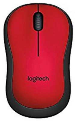

Logitech M221 SILENT Wireless Optical Mouse(USB, Red)