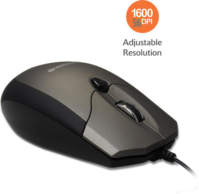 

Amkette Weego Pro USB Wired Optical Mouse(USB, Grey, Black)