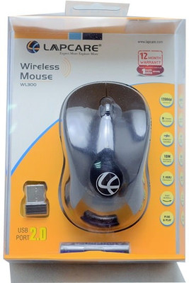 

Lapcare WL300 Wireless Mouse Wireless Optical Mouse(USB, Black)