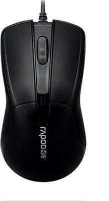 

Rapoo N1162 USB Wired Optical Mouse(USB, Black)