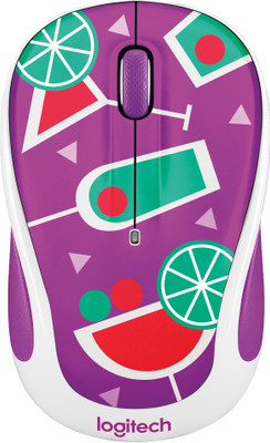 

Logitech Party Collection M238 Cocktail Wireless Optical Mouse(USB, Purple)