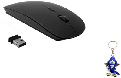 

Terabyte Ultra Slim Black (With Free Key chain) Wireless Optical Mouse(USB, Black)