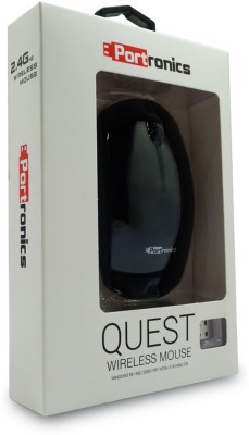 

Portronics Quest POR 250 Wireless Laser Gaming Mouse(Bluetooth, Black)