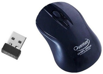 QUANTUM QHM262 Wireless Optical Mouse(2.4GHz Wireless, Black) QUANTUM QHM262 Wireless Optical Mouse(2.4GHz Wireless, Black)